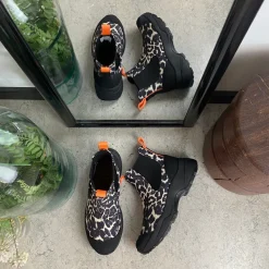 Woden Gummistøvler|Sko Med Ekstra Svangstøtte*Leopard gummistøvle med svangstøtte