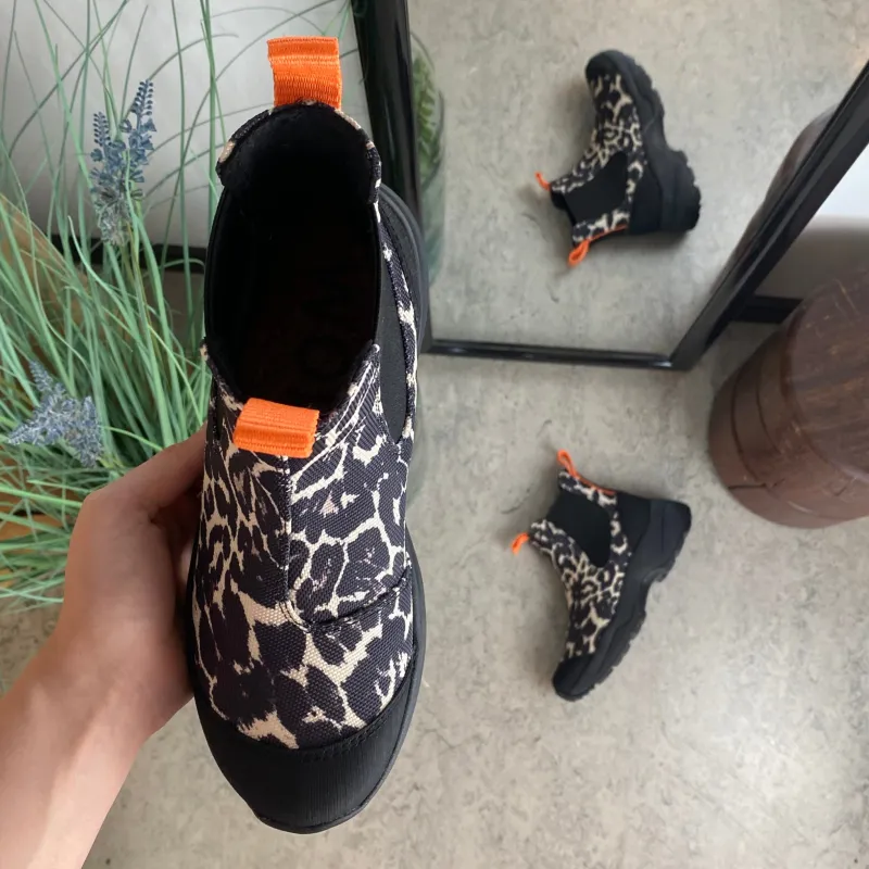 Woden Gummistøvler|Sko Med Ekstra Svangstøtte*Leopard gummistøvle med svangstøtte
