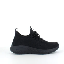 Sygeplejebutikken Knyster - Hallux Valgus|Sommersko Dame*Letvægts sort slip-on sko