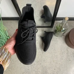 Sygeplejebutikken Knyster - Hallux Valgus|Sommersko Dame*Letvægts sort slip-on sko