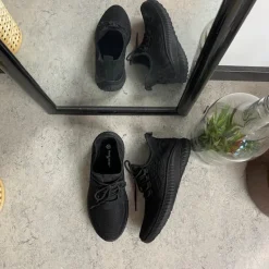 Sygeplejebutikken Knyster - Hallux Valgus|Sommersko Dame*Letvægts sort slip-on sko