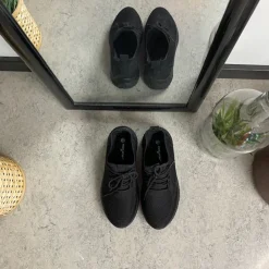 Sygeplejebutikken Knyster - Hallux Valgus|Sommersko Dame*Letvægts sort slip-on sko