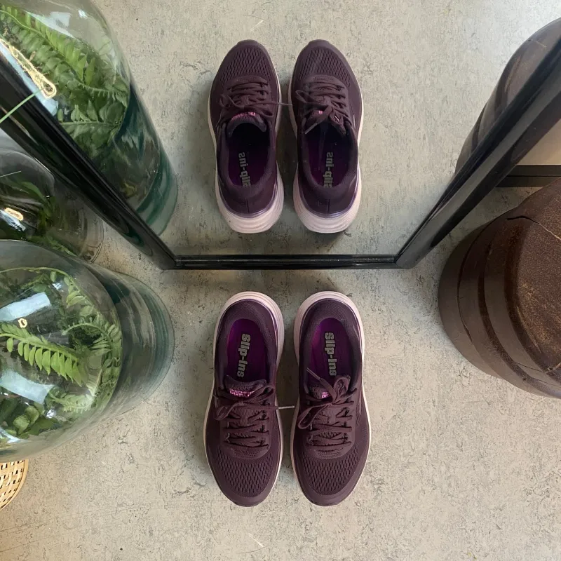 Skechers Benlængdeforskel|Knyster - Hallux Valgus*Lilla slip-in med MaxChusion bund