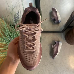 Sygeplejebutikken Sommersko Dame|Sko Til Brede Fødder Og Høj Vrist*Lilla, stødabsorberende sko i åndbart mesh.