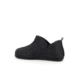 Sygeplejebutikken Hjemmesko|Sko På Tilbud*Lækker mørkegrå filt hjemmesko til kvinder