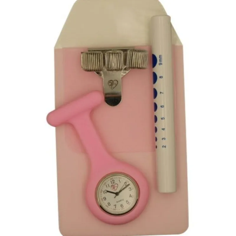 Sygeplejebutikken Silikonesygeplejeure|Lommetilbehør*Lommebeskytter, penholder, penlygte og ur