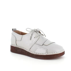 Sygeplejebutikken Sko På Tilbud*Lys beige skind snøresko med god stødabsorbering