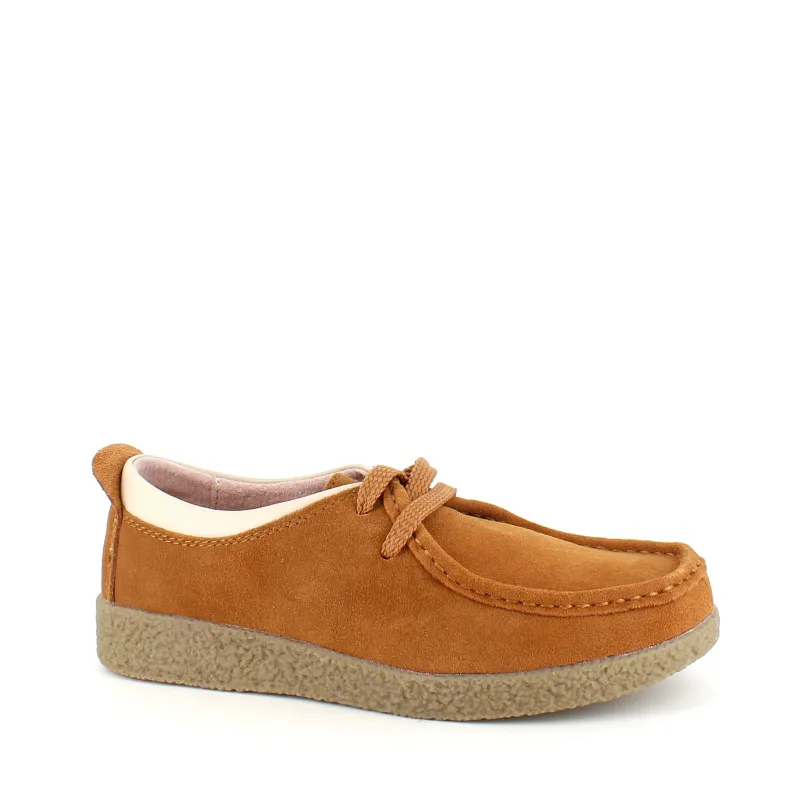 Sygeplejebutikken Sko På Tilbud*Lys brun ruskindssko med rågummisål