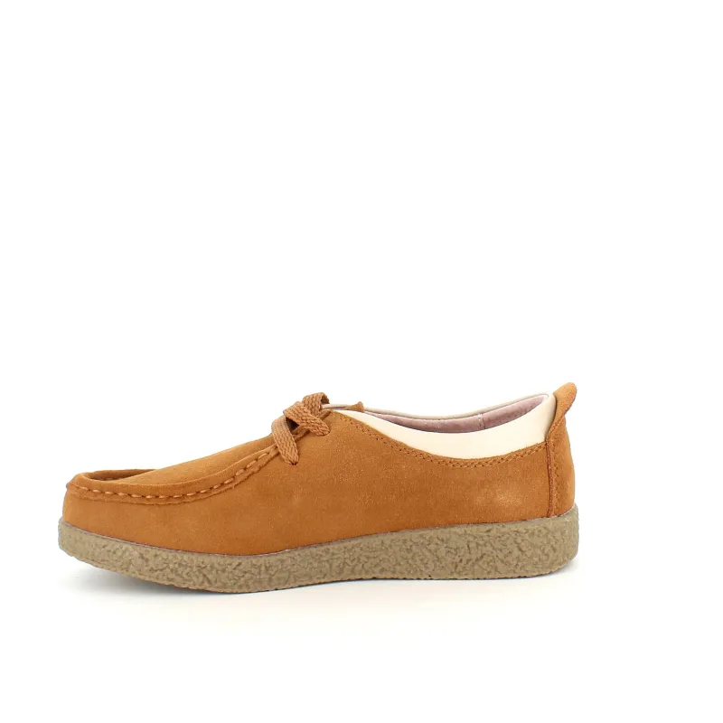 Sygeplejebutikken Sko På Tilbud*Lys brun ruskindssko med rågummisål