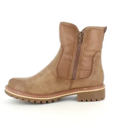 Sygeplejebutikken Sko På Tilbud*Lysbrun vinterstøvle med foer og smarte detaljer