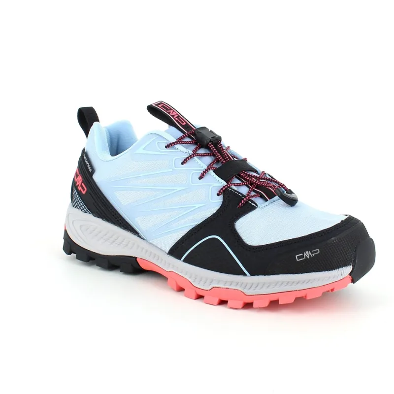CMP Knyster - Hallux Valgus|Diabetes Fødder*Lyseblå løbesko fra med pink og sorte detaljer