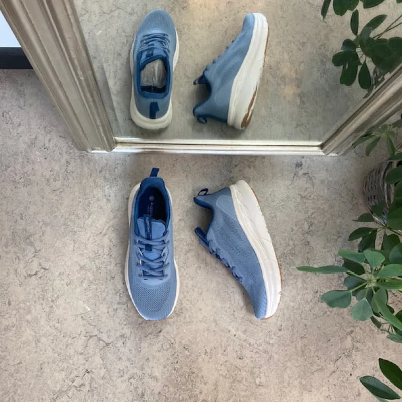 Sygeplejebutikken Sommersko Dame|Overgangssko*Lyseblå åndbar sko med god bredde