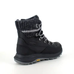 Merrell Kort Støvle Dame|Vinterstøvler Damer*termostøvler med isolering i sort