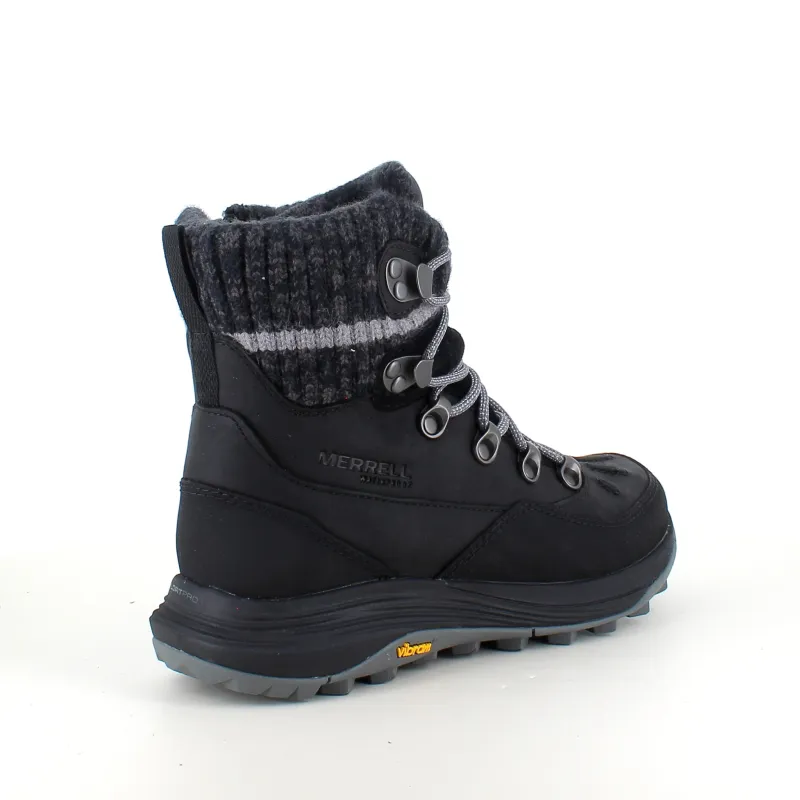 Merrell Kort Støvle Dame|Vinterstøvler Damer*termostøvler med isolering i sort