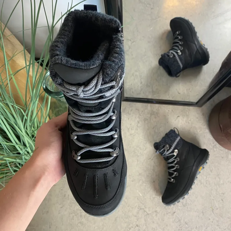 Merrell Kort Støvle Dame|Vinterstøvler Damer*termostøvler med isolering i sort