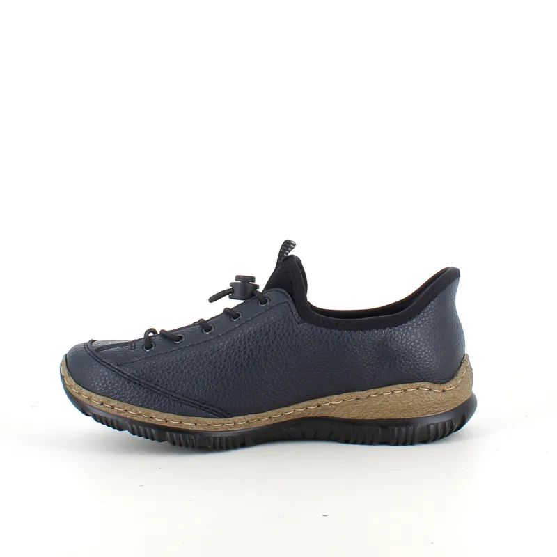 Rieker Diabetes Fødder|Sommersko Dame*Mørkeblå slip-on sneakers