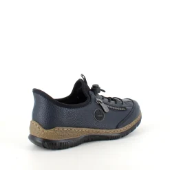 Rieker Diabetes Fødder|Sommersko Dame*Mørkeblå slip-on sneakers
