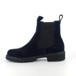 Green Comfort Blå Støvler|Vinterstøvler Damer*Mørkeblå ruskindsstøvle fra