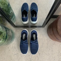 Skechers Knyster - Hallux Valgus|Leddegigt*Mørkeblå Slip-ins med svangstøtte