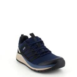 Green Comfort Overgangssko|Sko Til Brede Fødder Og Høj Vrist*Mørkeblå vandtæt sko fra med masser af svangstøtte