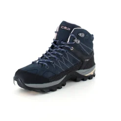 CMP Knyster - Hallux Valgus|Diabetes Fødder*Mørkeblå vandtætte vandrestøvler fra med pink detaljer.