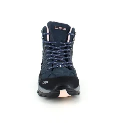 CMP Knyster - Hallux Valgus|Diabetes Fødder*Mørkeblå vandtætte vandrestøvler fra med pink detaljer.