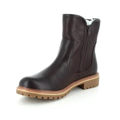 Sygeplejebutikken Sko På Tilbud*Mørkebrun vinterstøvle med foer og smarte detaljer