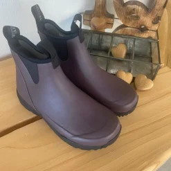 Green Comfort Gummistøvler|Overgangssko*Mørklilla gummistøvle med svangstøtte fra .