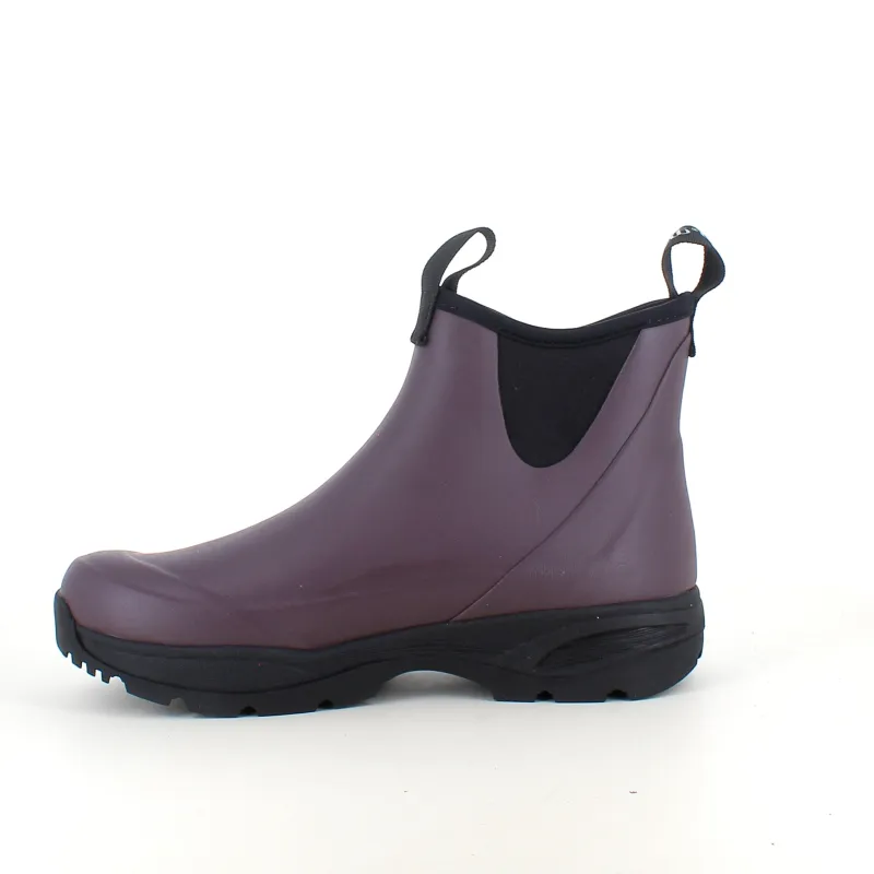 Green Comfort Gummistøvler|Overgangssko*Mørklilla gummistøvle med svangstøtte fra .