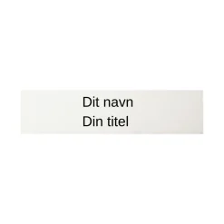 Sygeplejebutikken Navneskilte*Navneskilt med militærklemme