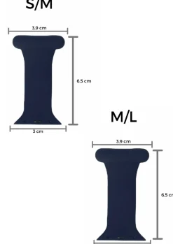 Sygeplejebutikken Silikonesygeplejeure|Gaver Til Sundhedspersonalet*Navy sygepleje silikone rem til Apple Watch