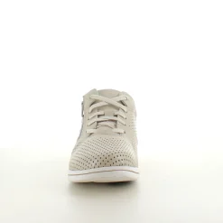 Green Comfort Leddegigt|Hælsporer*Åndbar beige sneakers fra