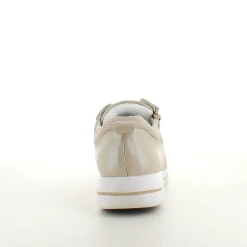Green Comfort Leddegigt|Hælsporer*Åndbar beige sneakers fra