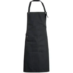 Nybo Workwear Hjælpemidler Til Køkkenet*Nybo Sort Unisex New Nordic Kuskeforklæde, Justerbar, 3D-lommer