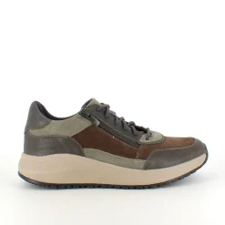 Green Comfort Leddegigt|Hælsporer*Olivengrøn sko med dobbelt lukning