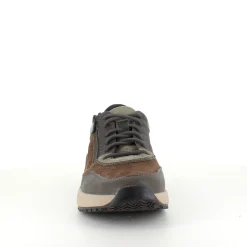 Green Comfort Leddegigt|Hælsporer*Olivengrøn sko med dobbelt lukning