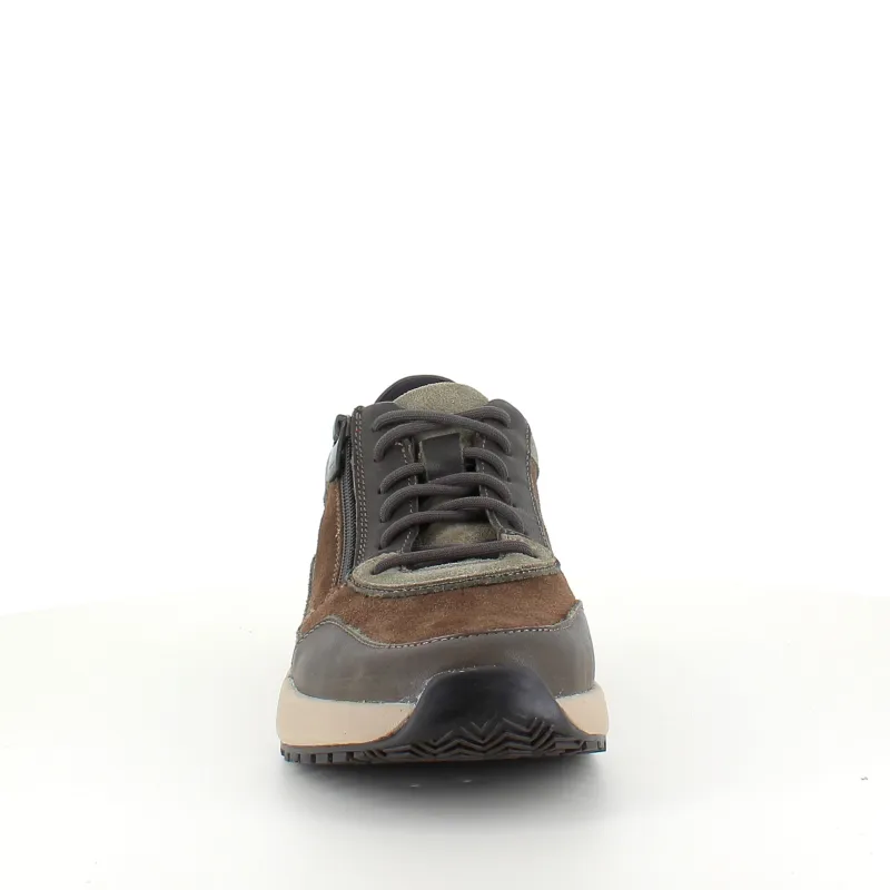 Green Comfort Leddegigt|Hælsporer*Olivengrøn sko med dobbelt lukning