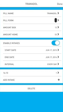 Vitility Medicinophældning|Medicinophældning*Pilleæske med huske app til telefonen.