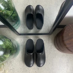 Sanita Sygeplejerske Sko|Stødabsorberende Sko*Praktisk sort træsko