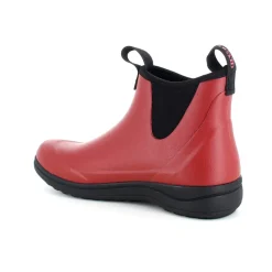 Green Comfort Overgangssko|Sko Til Brede Fødder Og Høj Vrist*Rød luksus gummistøvle med svangstøtte fra