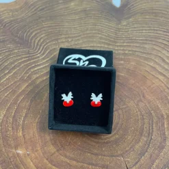 Sygeplejebutikken Gaver Til Sundhedspersonalet|Smykker*Rensdyr øreringe i sølvtone