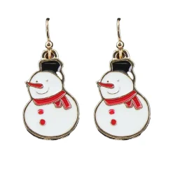 Sygeplejebutikken Gaver Til Sundhedspersonalet|Smykker*Øreringe med snemand