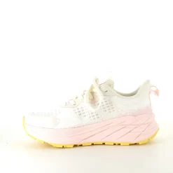 Sygeplejebutikken Knyster - Hallux Valgus|Leddegigt*Råhvide letvægtssko med rosa Nonslip ydersål