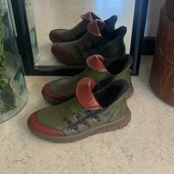 Rieker Kort Støvle Dame|Overgangssko*støvle i Grøn med Antistress sål