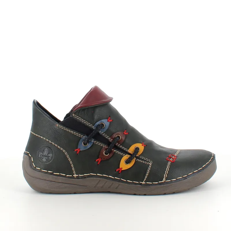 Rieker Kort Støvle Dame|Grønne Støvler*støvle til dame i grøn