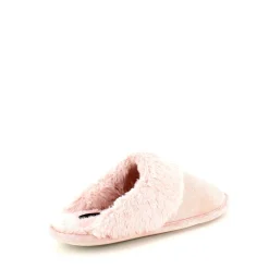 Sygeplejebutikken Hjemmesko|Sko På Tilbud*Rosa hjemmesko med synlig pelskant