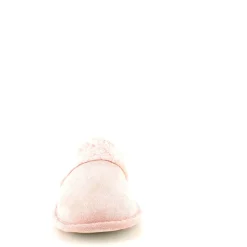 Sygeplejebutikken Hjemmesko|Sko På Tilbud*Rosa hjemmesko med synlig pelskant