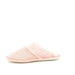Sygeplejebutikken Hjemmesko|Sko På Tilbud*Rosa hjemmesko med synlig pelskant