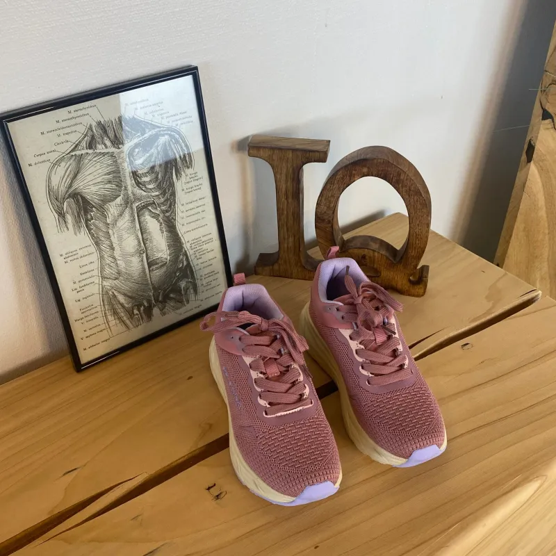 Sygeplejebutikken Kondi Sko|Stødabsorberende Sko*Rosa letvægtssko med stødabsorberende sål