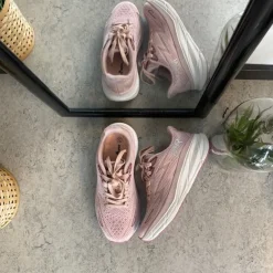 Sygeplejebutikken Sommersko Dame|Kondi Sko*Rosa sneakers med åndbar overdel